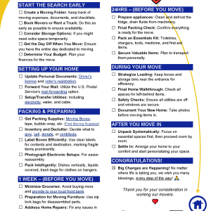 The Ultimate Moving Checklist